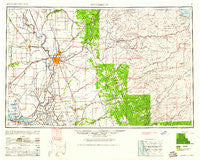 Sacramento California Historical topographic map, 1:250000 scale, 1 X 2 Degree, Year 1947