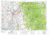 Sacramento California Historical topographic map, 1:250000 scale, 1 X 2 Degree, Year 1957