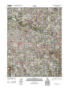 Sacramento East California Historical topographic map, 1:24000 scale, 7.5 X 7.5 Minute, Year 2012