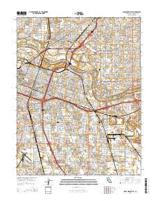 Sacramento East California Current topographic map, 1:24000 scale, 7.5 X 7.5 Minute, Year 2015