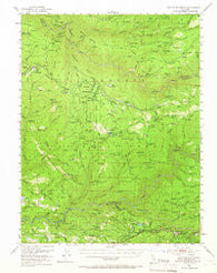 Saddle Mountain California Historical topographic map, 1:62500 scale, 15 X 15 Minute, Year 1950