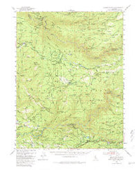 Saddle Mountain California Historical topographic map, 1:62500 scale, 15 X 15 Minute, Year 1950