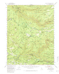 Saddle Mountain California Historical topographic map, 1:62500 scale, 15 X 15 Minute, Year 1950