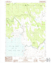Sagebrush Butte California Historical topographic map, 1:24000 scale, 7.5 X 7.5 Minute, Year 1988