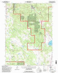 Said Valley California Historical topographic map, 1:24000 scale, 7.5 X 7.5 Minute, Year 1993