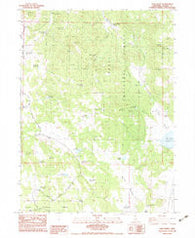 Said Valley California Historical topographic map, 1:24000 scale, 7.5 X 7.5 Minute, Year 1983
