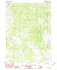 Said Valley California Historical topographic map, 1:24000 scale, 7.5 X 7.5 Minute, Year 1983