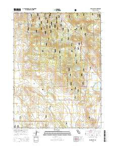 Said Valley California Current topographic map, 1:24000 scale, 7.5 X 7.5 Minute, Year 2015