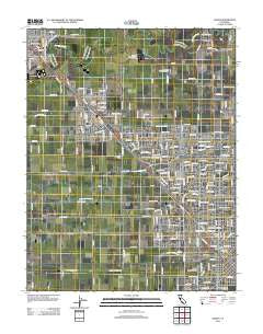 Salida California Historical topographic map, 1:24000 scale, 7.5 X 7.5 Minute, Year 2012