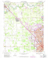 Salida California Historical topographic map, 1:24000 scale, 7.5 X 7.5 Minute, Year 1969