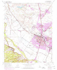 Salinas California Historical topographic map, 1:24000 scale, 7.5 X 7.5 Minute, Year 1947