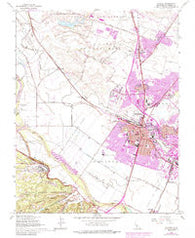 Salinas California Historical topographic map, 1:24000 scale, 7.5 X 7.5 Minute, Year 1947
