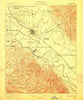 Salinas California Historical topographic map, 1:62500 scale, 15 X 15 Minute, Year 1912