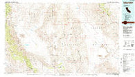 Saline Valley California Historical topographic map, 1:100000 scale, 30 X 60 Minute, Year 1985