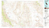 Saline Valley California Historical topographic map, 1:100000 scale, 30 X 60 Minute, Year 1985