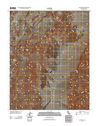 Saline Peak California Historical topographic map, 1:24000 scale, 7.5 X 7.5 Minute, Year 2012