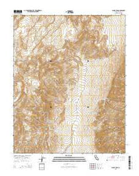 Saline Peak California Current topographic map, 1:24000 scale, 7.5 X 7.5 Minute, Year 2015