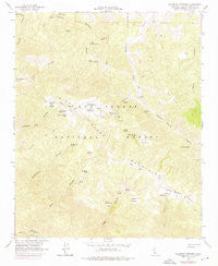 Salisbury Potrero California Historical topographic map, 1:24000 scale, 7.5 X 7.5 Minute, Year 1964