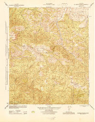 Salisbury Potrero California Historical topographic map, 1:31680 scale, 7.5 X 7.5 Minute, Year 1944