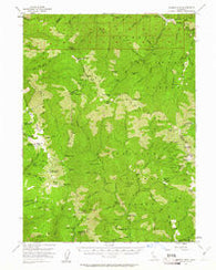 Salmon Mtn California Historical topographic map, 1:62500 scale, 15 X 15 Minute, Year 1955