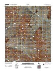 Salsberry Peak California Historical topographic map, 1:24000 scale, 7.5 X 7.5 Minute, Year 2012