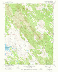 Salt Spring Valley California Historical topographic map, 1:24000 scale, 7.5 X 7.5 Minute, Year 1962