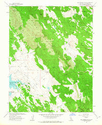 Salt Spring Valley California Historical topographic map, 1:24000 scale, 7.5 X 7.5 Minute, Year 1962
