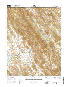 Salt Spring Valley California Current topographic map, 1:24000 scale, 7.5 X 7.5 Minute, Year 2015