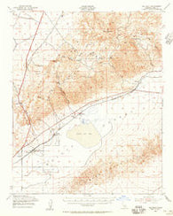 Saltdale California Historical topographic map, 1:62500 scale, 15 X 15 Minute, Year 1943