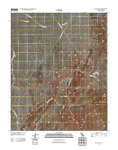 Saltdale NW California Historical topographic map, 1:24000 scale, 7.5 X 7.5 Minute, Year 2012