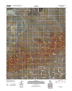 Saltdale SE California Historical topographic map, 1:24000 scale, 7.5 X 7.5 Minute, Year 2012