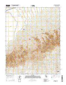 Saltdale SE California Current topographic map, 1:24000 scale, 7.5 X 7.5 Minute, Year 2015