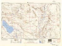 Salton Sea California Historical topographic map, 1:250000 scale, 1 X 2 Degree, Year 1955