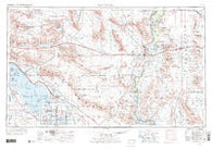 Salton Sea California Historical topographic map, 1:250000 scale, 1 X 2 Degree, Year 1959