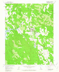 San Andreas California Historical topographic map, 1:24000 scale, 7.5 X 7.5 Minute, Year 1962