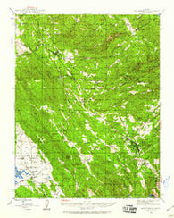 San Andreas California Historical topographic map, 1:62500 scale, 15 X 15 Minute, Year 1945