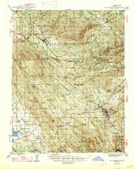 San Andreas California Historical topographic map, 1:62500 scale, 15 X 15 Minute, Year 1947