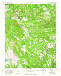 San Andreas California Historical topographic map, 1:62500 scale, 15 X 15 Minute, Year 1962