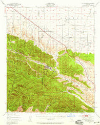 San Antonio California Historical topographic map, 1:62500 scale, 15 X 15 Minute, Year 1942