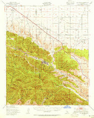 San Antonio California Historical topographic map, 1:62500 scale, 15 X 15 Minute, Year 1942