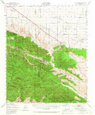 San Antonio California Historical topographic map, 1:62500 scale, 15 X 15 Minute, Year 1942