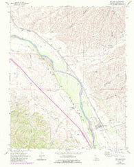 San Ardo California Historical topographic map, 1:24000 scale, 7.5 X 7.5 Minute, Year 1967