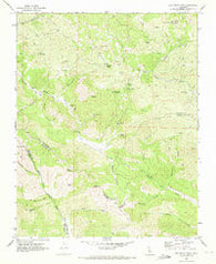 San Benito Mtn California Historical topographic map, 1:24000 scale, 7.5 X 7.5 Minute, Year 1969