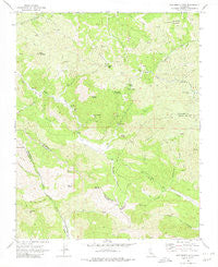 San Benito Mtn California Historical topographic map, 1:24000 scale, 7.5 X 7.5 Minute, Year 1969