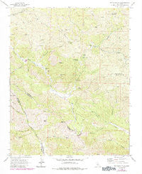 San Benito Mtn California Historical topographic map, 1:24000 scale, 7.5 X 7.5 Minute, Year 1969