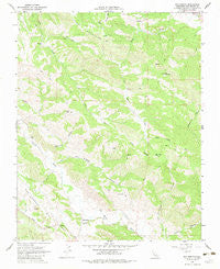 San Benito California Historical topographic map, 1:24000 scale, 7.5 X 7.5 Minute, Year 1968