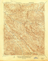 San Benito California Historical topographic map, 1:62500 scale, 15 X 15 Minute, Year 1931