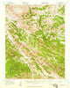 San Benito California Historical topographic map, 1:62500 scale, 15 X 15 Minute, Year 1957