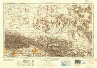 San Bernardino California Historical topographic map, 1:250000 scale, 1 X 2 Degree, Year 1953