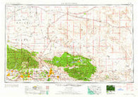San Bernardino California Historical topographic map, 1:250000 scale, 1 X 2 Degree, Year 1953